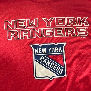 NHL New York Rangers two tone shirt New without tags size M long sleeve